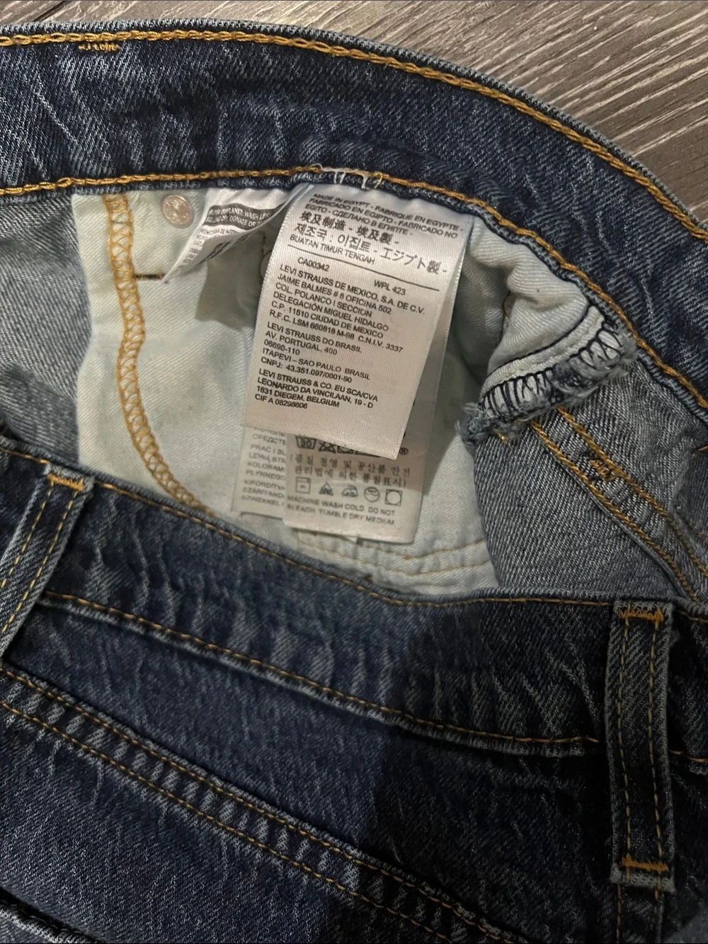 Levi's Slim Straight Dark Blue Men's Jeans